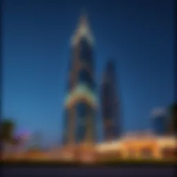 Stunning view of Al Salam Tower showcasing its modern architectural style