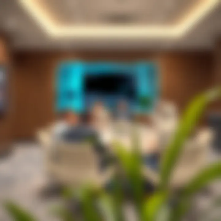 Business professionals engaging in a meeting at Abdulla Kamber Business Center