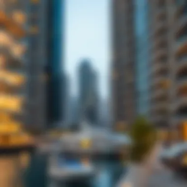 Luxurious waterfront apartments in Dubai Marina
