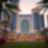 Exterior view of Gold and Diamond Park showcasing its architectural brilliance