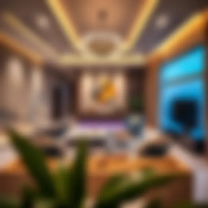 Luxury interior of a Manazil residential property