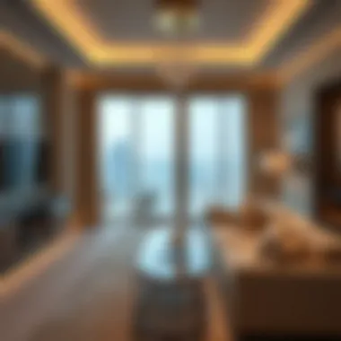 Elegant interior design of a suite at The Address Jumeirah