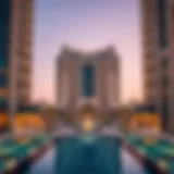 Exquisite view of The Address Jumeirah showcasing its stunning architecture