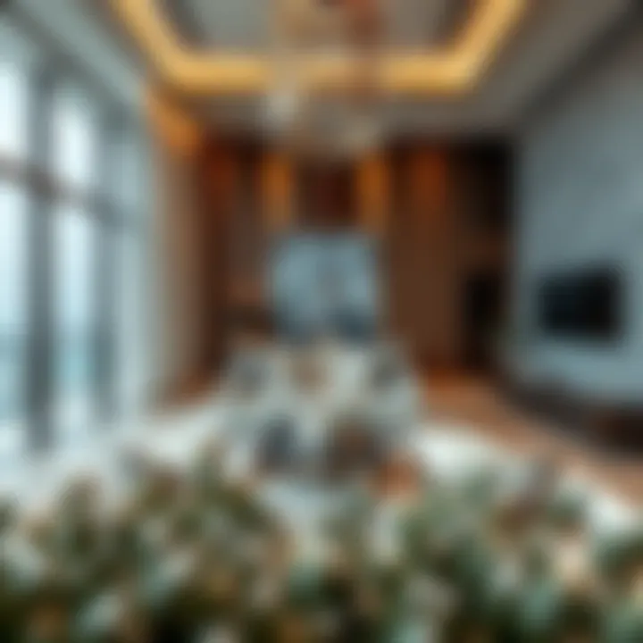 Luxurious interiors of a Dubai Marina apartment