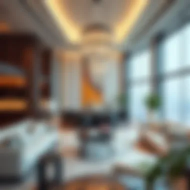 Elegant Interiors of Forte Emaar Luxurious living spaces within Forte Emaar