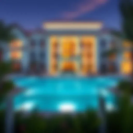 Exterior view showcasing the architectural elegance of Sayyah Residence