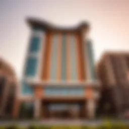 Stunning facade of Tulip Binghatti showcasing modern architecture