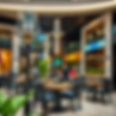 Diverse Dining Options at Al Barsha Mall Dining area in Al Barsha Mall featuring diverse cuisine options