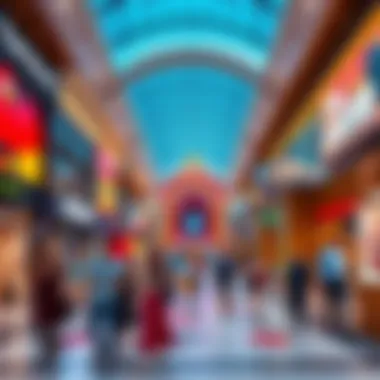 Entertainment Zone at Al Barsha Mall Entertainment zone in Al Barsha Mall attracting visitors
