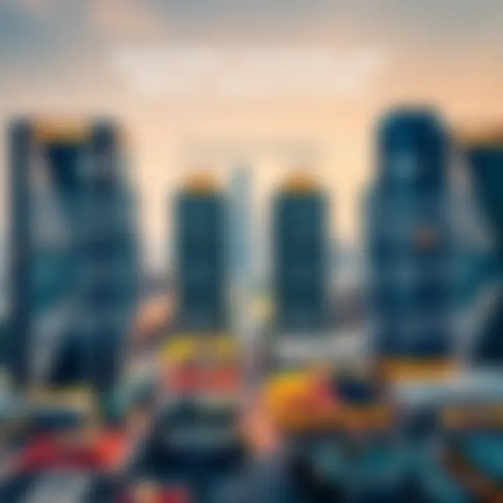 Infographic depicting rental yields and investment strategies in Dubai