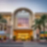 Exterior view of Zabeel Furniture Mall showcasing its architectural design