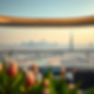 View from Zaytouna Residence overlooking Dubai skyline